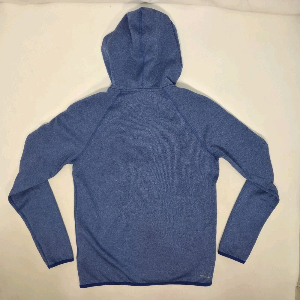 Nike Therma Fit Athletic Performance Full Zip Training Hoodie Blue Women's Small